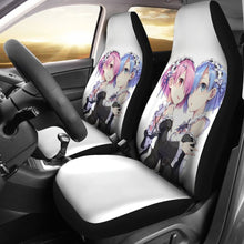 Load image into Gallery viewer, Ram &amp; Rem Rezero Seat Covers Amazing Best Gift Ideas 2020 Universal Fit 090505 - CarInspirations