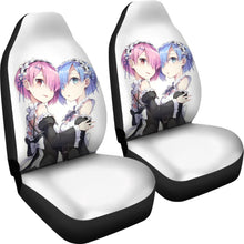 Load image into Gallery viewer, Ram &amp; Rem Rezero Seat Covers Amazing Best Gift Ideas 2020 Universal Fit 090505 - CarInspirations