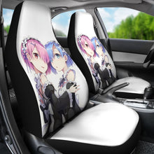 Load image into Gallery viewer, Ram &amp; Rem Rezero Seat Covers Amazing Best Gift Ideas 2020 Universal Fit 090505 - CarInspirations