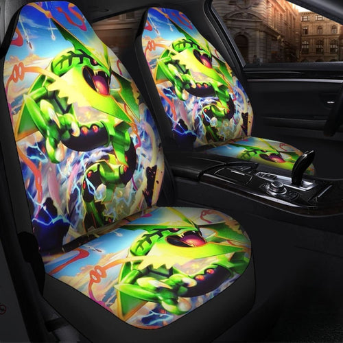 Rayquaza Mega Pokemon Seat Covers Amazing Best Gift Ideas 2020 Universal Fit 090505 - CarInspirations