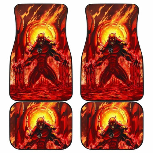 Red Lantern Dc League In Fire Car Floor Mats Universal Fit 051012 - CarInspirations