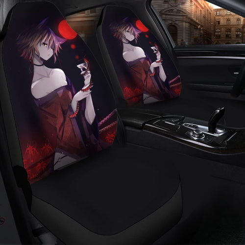 Red Lullaby Seat Covers Amazing Best Gift Ideas 2020 Universal Fit 090505 - CarInspirations