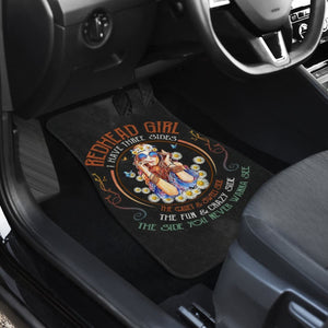 Redhead Girl Car Floor Mats Amazing Gift Ideas Universal Fit 173905 - CarInspirations