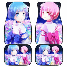 Load image into Gallery viewer, Rem And Ram Re Zero Charming Girls Anime Car Floor Mats Universal Fit 051012 - CarInspirations