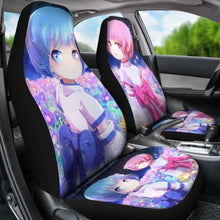 Load image into Gallery viewer, Rem And Ram Re:Zero Car Seat Covers 2 Universal Fit 051012 - CarInspirations