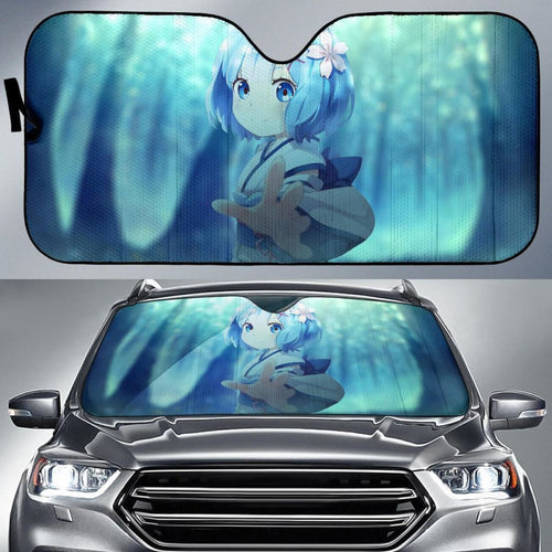 Rem Anime Girl Blue Eyes Re Zero Car Sun Shade Universal Fit 225311 - CarInspirations