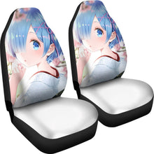 Load image into Gallery viewer, Rem Artist Re Zero Starting Life In Another World Best Anime 2020 Seat Covers Amazing Best Gift Ideas 2020 Universal Fit 090505 - 