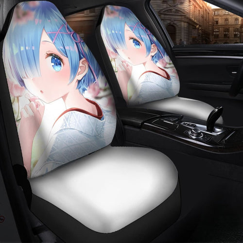 Rem Artist Re Zero Starting Life In Another World Best Anime 2020 Seat Covers Amazing Best Gift Ideas 2020 Universal Fit 090505 - 