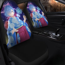 Load image into Gallery viewer, Rem Re_Zero Anime Firework Best Anime 2020 Seat Covers Amazing Best Gift Ideas 2020 Universal Fit 090505 - CarInspirations