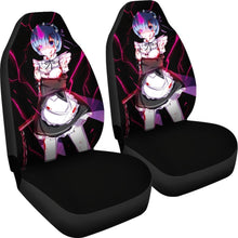 Load image into Gallery viewer, Rem Re_Zero Starting Life In Another World Best Anime 2020 Seat Covers Amazing Best Gift Ideas 2020 Universal Fit 090505 - CarInspirations