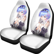 Load image into Gallery viewer, Rem Re_Zero Starting Life In Another World Best Anime 2020 Seat Covers Amazing Best Gift Ideas 2020 Universal Fit 090505 - CarInspirations