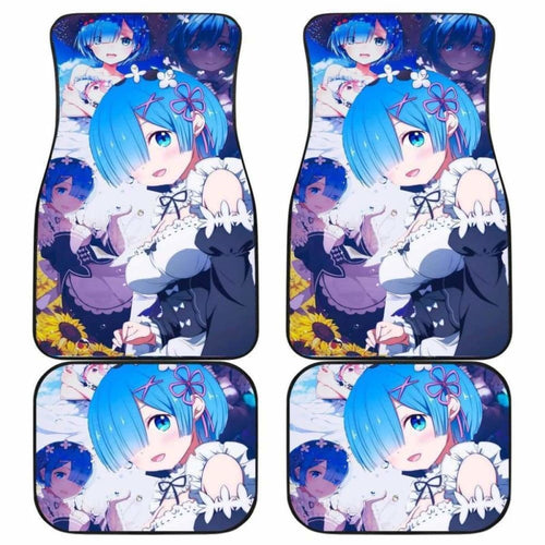 Rem Rezero Anime Car Floor Mats Universal Fit 051012 - CarInspirations
