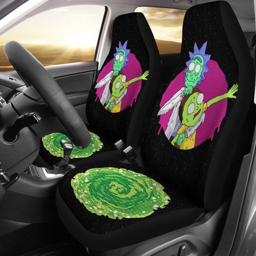 Rick And Morty Art Car Seat Covers Cartoon Fan Gift Universal Fit 210212 - CarInspirations