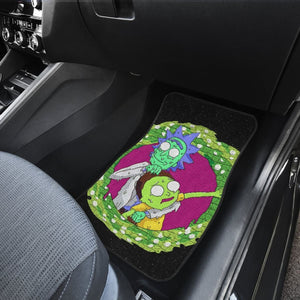 Rick and Morty Art Cartoon Fan Gift Car Floor Mats Universal Fit 210212 - CarInspirations