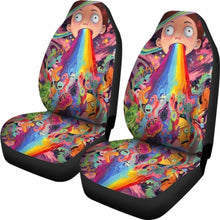 Load image into Gallery viewer, Rick And Morty Art Colorfull For Fans Car Seat Covers Universal Fit 051012 - CarInspirations