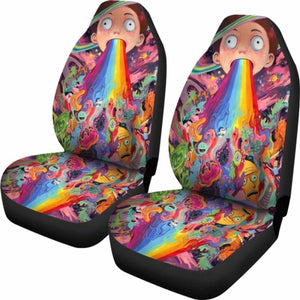 Rick And Morty Art Colorfull For Fans Car Seat Covers Universal Fit 051012 - CarInspirations