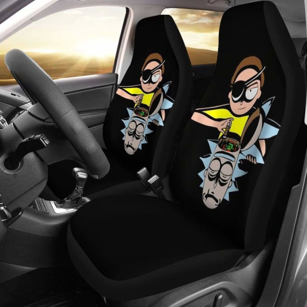 Rick And Morty - Car Seat Covers 3 Universal Fit 051012 - CarInspirations
