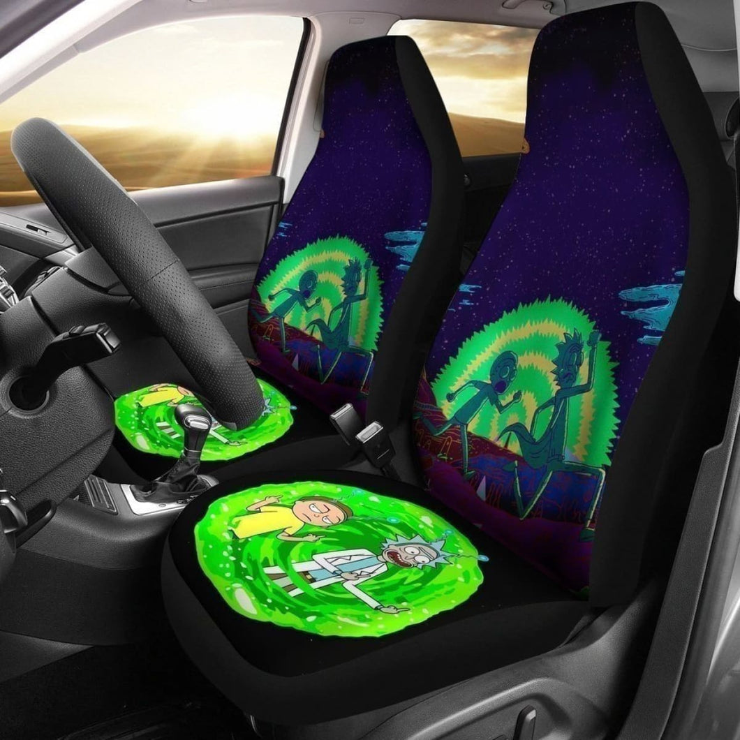 Rick And Morty Car Seat Covers Funny For Fan Universal Fit 194801 - CarInspirations