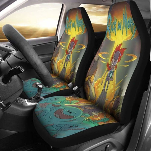 Rick And Morty Cartoon For Kids Car Seat Covers Universal Fit 051012 - CarInspirations