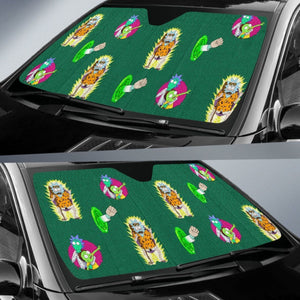 Rick and Morty Dragon Cartoon Ball Partten Car Sun Shades Universal Fit 210212 - CarInspirations