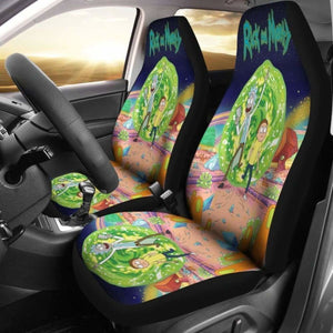 Rick And Morty On Strange Planet Car Seat Covers Universal Fit 051012 - CarInspirations