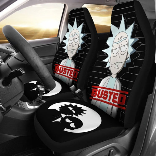 Rick Busted Rick And Morty Car Seat Covers Lt04 Universal Fit 225721 - CarInspirations