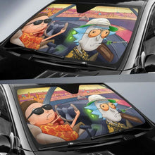 Load image into Gallery viewer, Rick Morty Cartoon Vacation Car Sun Shades 918b Universal Fit - CarInspirations