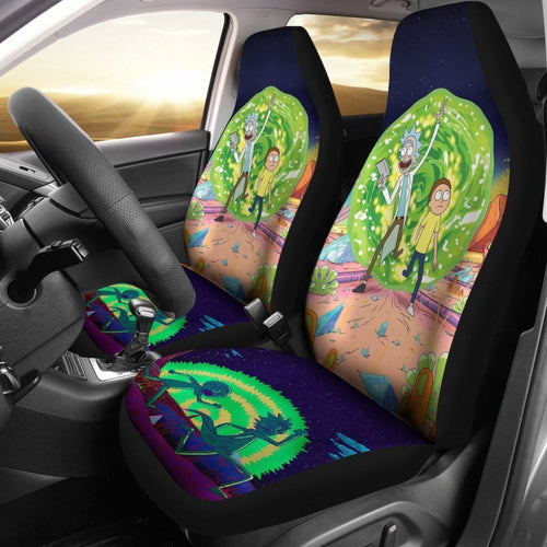 Rick & Morty Gate Car Seat Covers Universal Fit 225721 - CarInspirations
