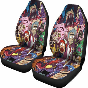 Rick & Morty Monster Car Seat Covers Universal Fit 051012 - CarInspirations