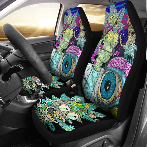 Rick & Morty Monster Car Seat Covers Universal Fit 225721 - CarInspirations
