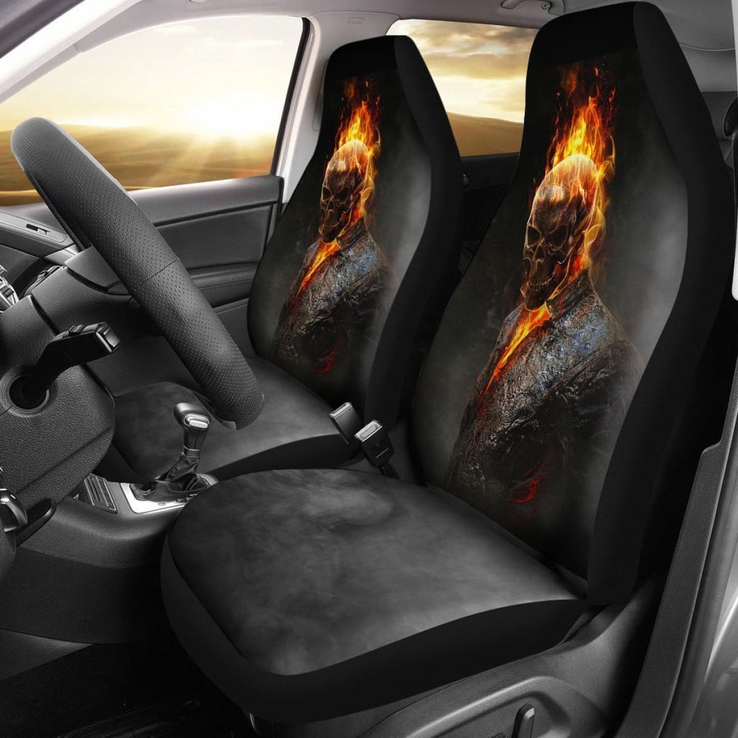 Robbie Reyes Agents Of Shield Ghost Rider Car Seat Covers Lt04 Universal Fit 225721 - CarInspirations
