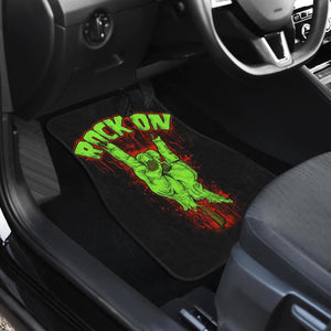 Rock And Roll Art Car Floor Mats Musical Genre H050320 Universal Fit 072323 - CarInspirations