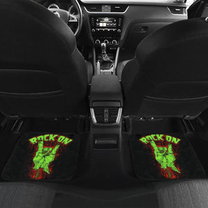 Rock And Roll Art Car Floor Mats Musical Genre H050320 Universal Fit 072323 - CarInspirations