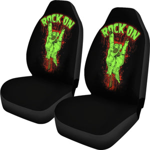 Rock And Roll Art Car Seat Covers Musical Genre H050320 Universal Fit 072323 - CarInspirations