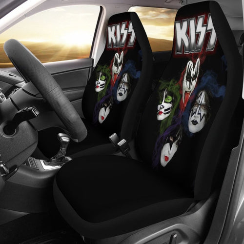 Rock Band Kiss Band Car Seat Covers Amazing Gift H050320 Universal Fit 072323 - CarInspirations