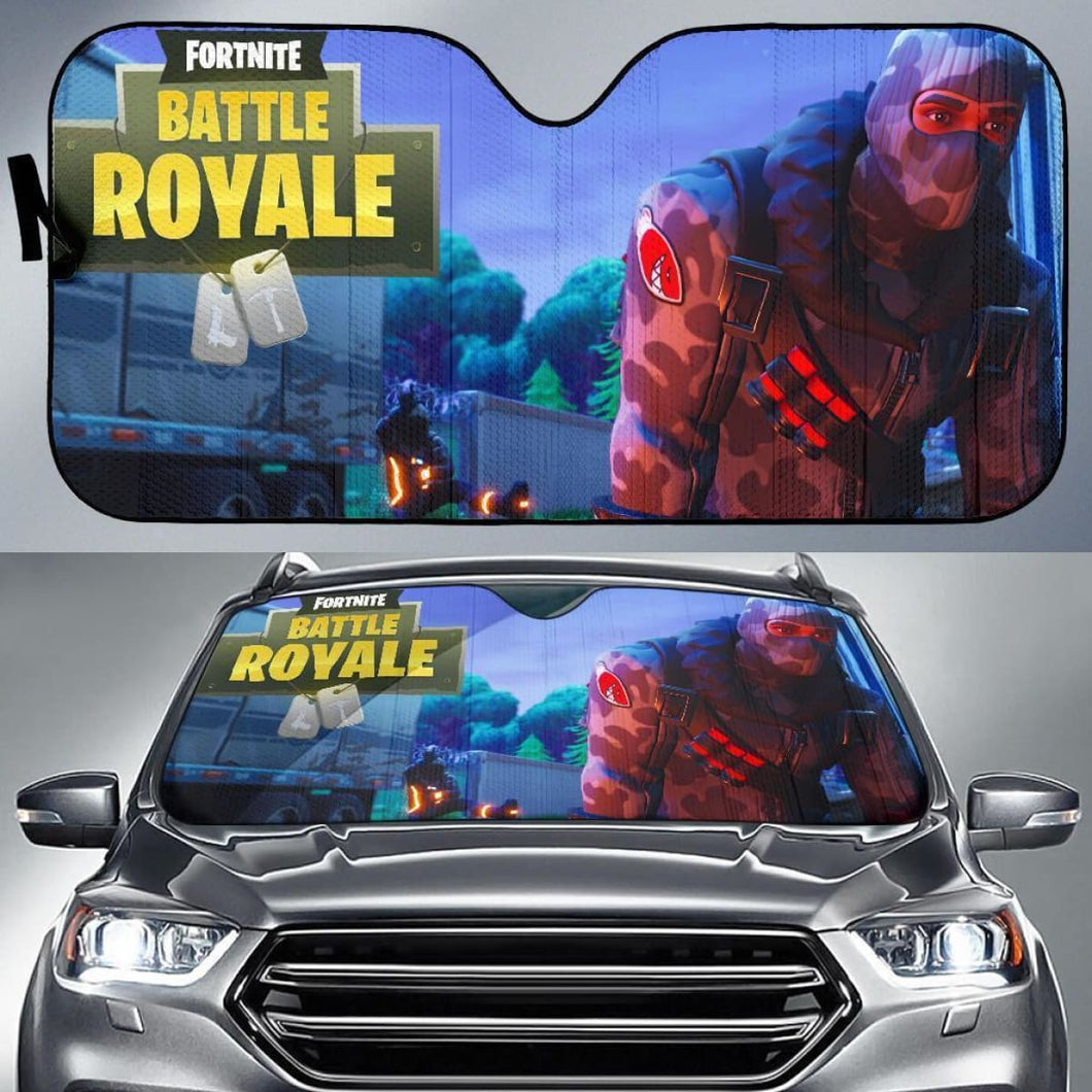 Royal Battle Fortnite Auto Sun Shade For Fan Mn05 Universal Fit 111204 - CarInspirations