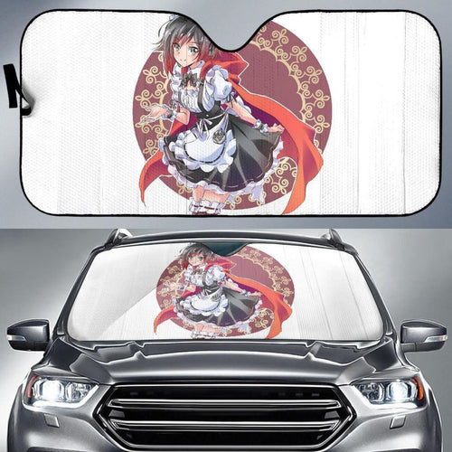 Ruby Rose Anime Girl Rwby 4K Car Sun Shade Universal Fit 225311 - CarInspirations