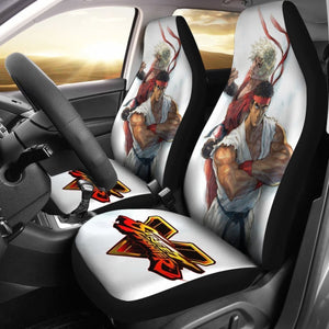 Ryu Vs Ken Street Fighter V Car Seat Covers For Gamer Mn05 Universal Fit 225721 - CarInspirations