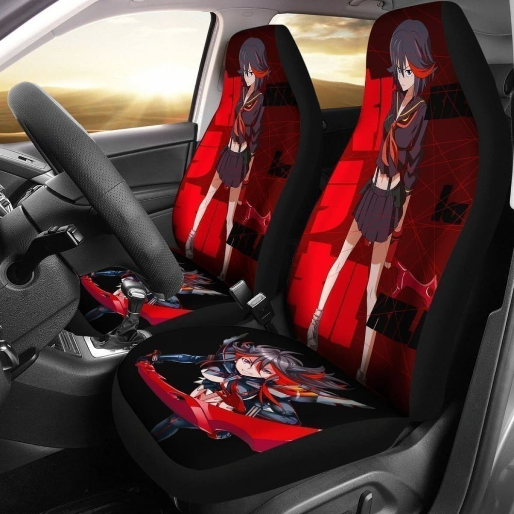 Ryuko Matoi Anime Kill La Kill Car Seat Covers Universal Fit 194801 - CarInspirations