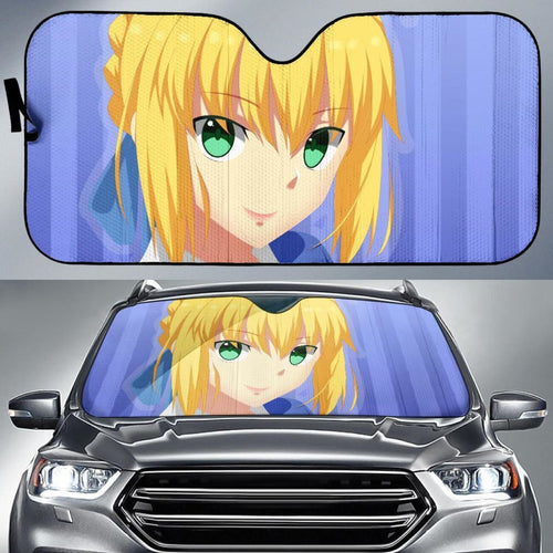 Saber Fate 4K Car Sun Shade Universal Fit 225311 - CarInspirations