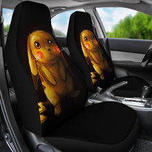 Load image into Gallery viewer, Sad Pikachu Pokemon Seat Covers Amazing Best Gift Ideas 2020 Universal Fit 090505 - CarInspirations