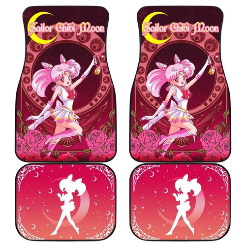Sailor Chibi Characters Sailor Moon Main Car Floor Mats Vintage Style Anime Universal Fit 175802 - CarInspirations