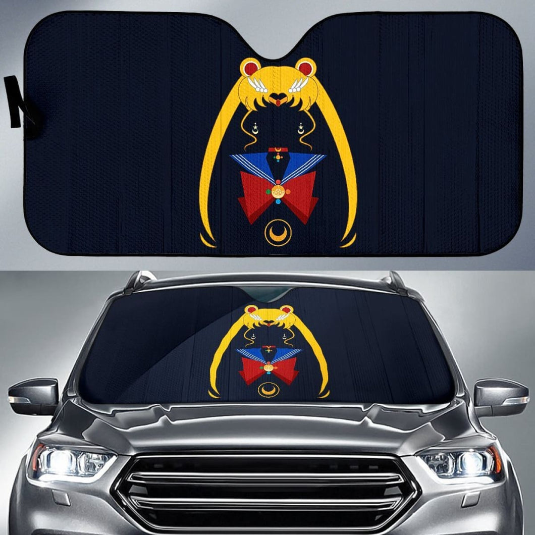 Sailor Moon Art Car Sun Shades Manga Fan Gift H033120 Universal Fit 225311 - CarInspirations