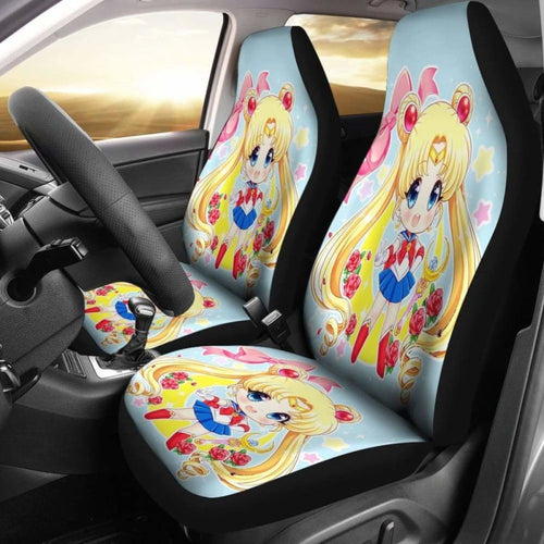 Sailor Moon Chibi Car Seat Covers Universal Fit 051012 - CarInspirations