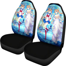 Load image into Gallery viewer, Sailor Moon Two Seat Covers Amazing Best Gift Ideas 2020 Universal Fit 090505 - CarInspirations