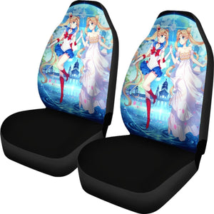Sailor Moon Two Seat Covers Amazing Best Gift Ideas 2020 Universal Fit 090505 - CarInspirations