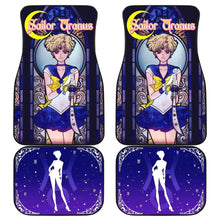 Load image into Gallery viewer, Sailor Uranus Characters Sailor Moon Main Car Floor Mats Vintage Style Anime Universal Fit 175802 - CarInspirations