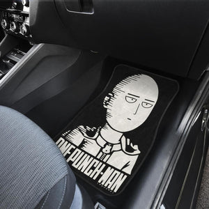 Saitama Art Car Floor Mats One Punch Man Manga H051820 Universal Fit 072323 - CarInspirations