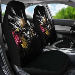 Saitama One Punch Man Car Seat Covers One Manga Fan Gift H051820 Universal Fit 072323 - CarInspirations