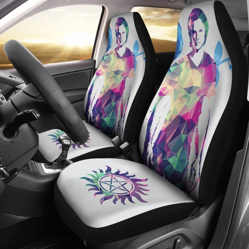 Sam Art Supernatural Car Seat Covers Mn04 Universal Fit 225721 - CarInspirations